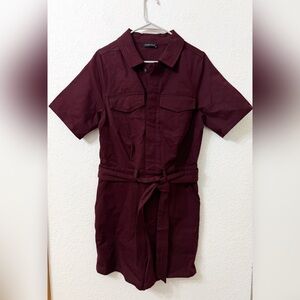 Universal Standard Valley Stretch Cotton Twill Romper